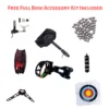 BFC-F20 Fiery Blaze | Compact & Lightweight Dual-Purpose Compound Bow – Shoots Arrows & Steel Balls | Portable & Powerful