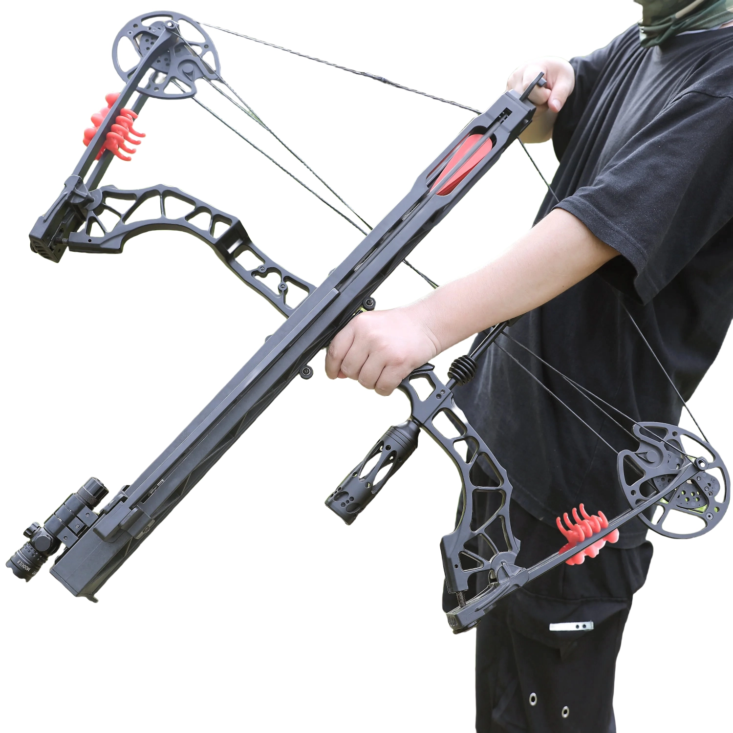 BattleFalcon BF-L19K Rapid-Fire Arrow Compound Bow — Multi-Angle Product Display BattleFalcon BF-L19K Rapid-Fire Arrow Compound Bow