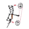 BFL-LM1 Little Monster | Compact & Lightweight Dual-Purpose Compound Bow – Shoots Arrows & Steel Balls | Portable & Powerful