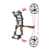 BFL-LM1 Little Monster | Compact & Lightweight Dual-Purpose Compound Bow – Shoots Arrows & Steel Balls | Portable & Powerful