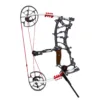 BFL-LM1 Little Monster | Compact & Lightweight Dual-Purpose Compound Bow – Shoots Arrows & Steel Balls | Portable & Powerful