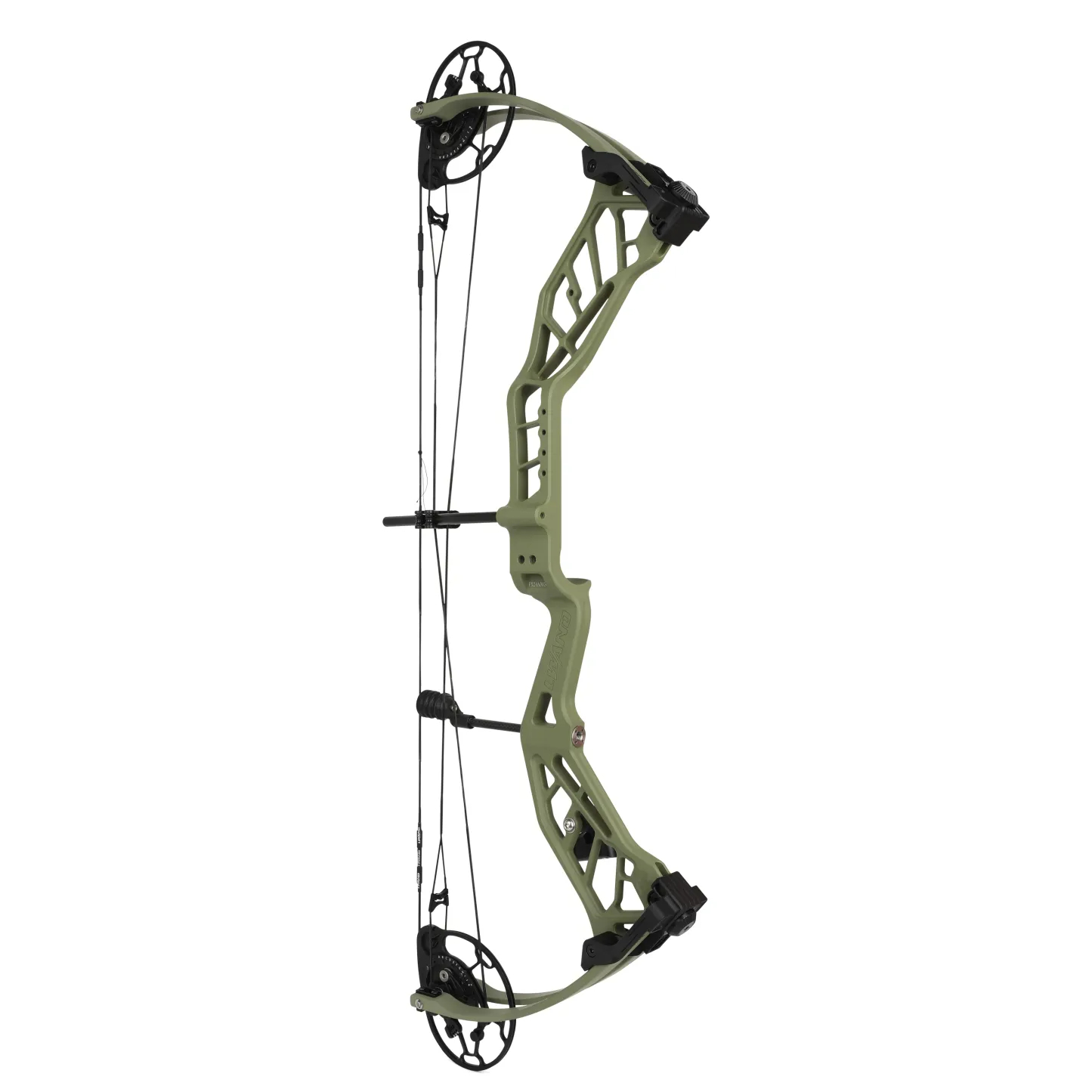 BattleFalcon BattleFalcon BFLW-P19 Compound Bow Side View — CNC Machined Aluminum Frame with Fuxi Design02