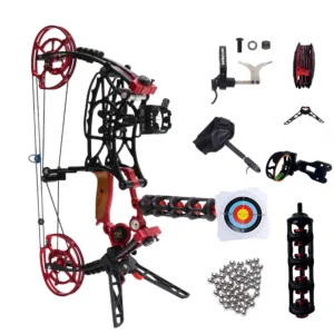 BFC-F20 Fiery Blaze | Compact & Lightweight Dual-Purpose Compound Bow – Shoots Arrows & Steel Balls | Portable & Powerful