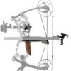 BF-CK Mounted on BattleFalcon Compound Bow — Anchor Guide Demonstration02 BattleFalcon BF-CK Telescopic Anchor Point Guide – Shooting Alignment Trainer for Compound Bows