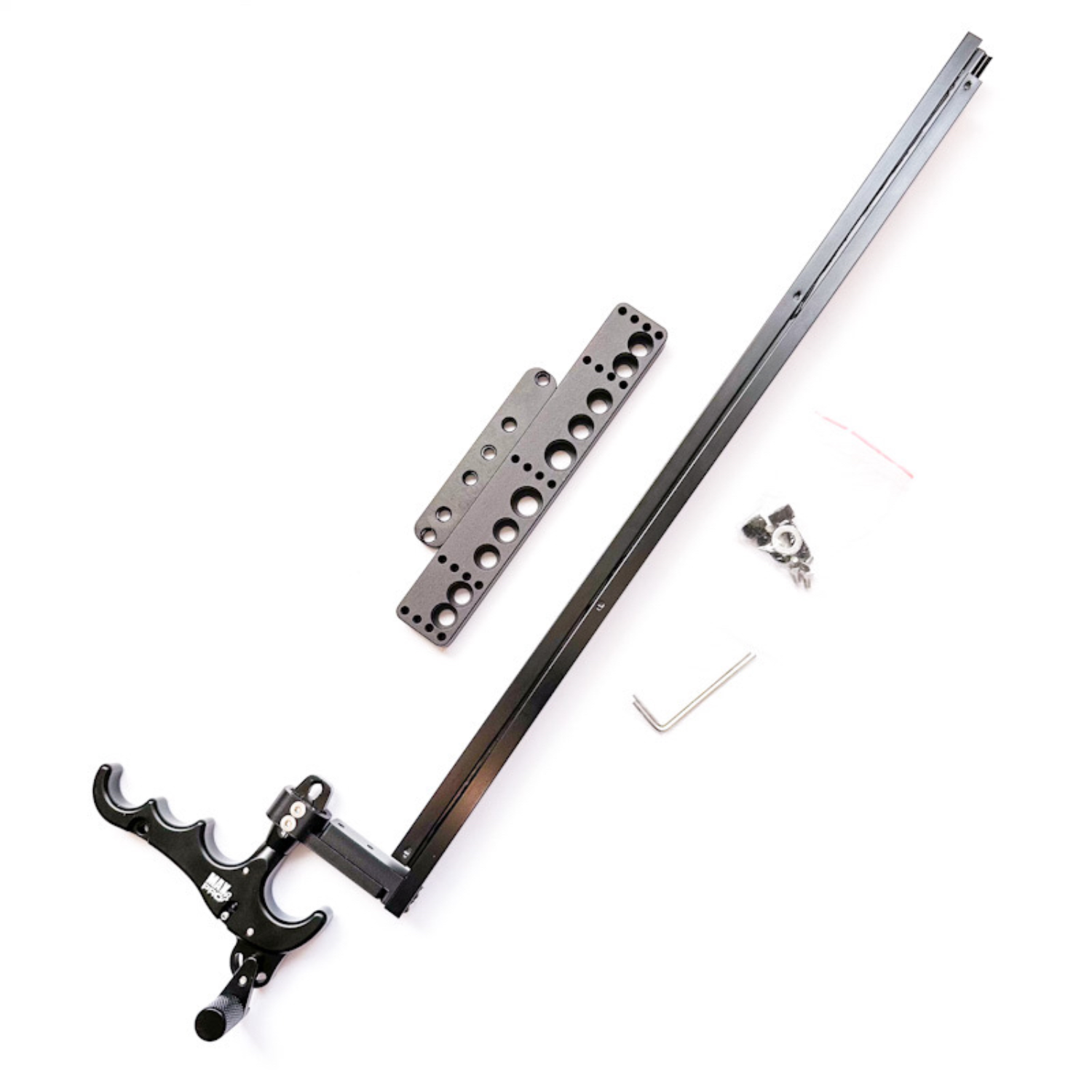 BF-CK Package — Includes Mount Bracket, Screws, and Adjustment Tools02 BattleFalcon BF-CK Telescopic Anchor Point Guide – Shooting Alignment Trainer for Compound Bows