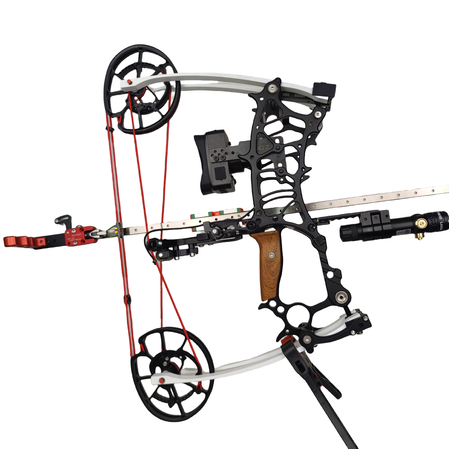 BattleFalcon BFL-LM1 Tactical Compound Bow Kit – Includes Electronic Night Vision Scope, Telescopic Anchor Guide