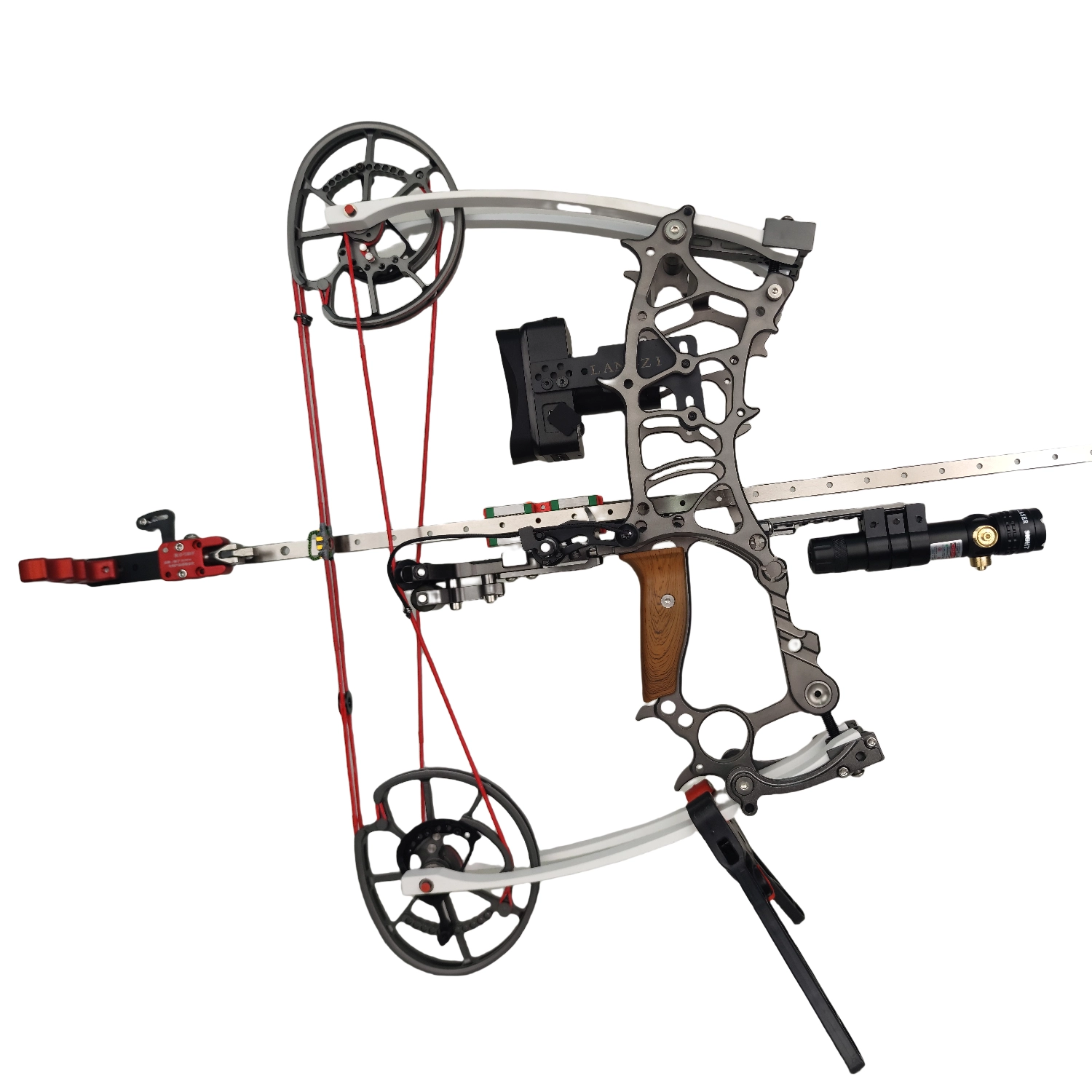 BattleFalcon BFL-LM1 Tactical Compound Bow Kit – Includes Electronic Night Vision Scope, Telescopic Anchor Guide