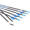 BattleFalcon BattleFalcon BF-LZC1 50 Carbon Arrows — High-Precision Lightweight Archery Arrows for Compound Bows