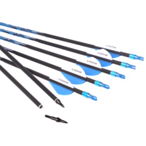 BattleFalcon BattleFalcon BF-LZC1 50 Carbon Arrows — High-Precision Lightweight Archery Arrows for Compound Bows