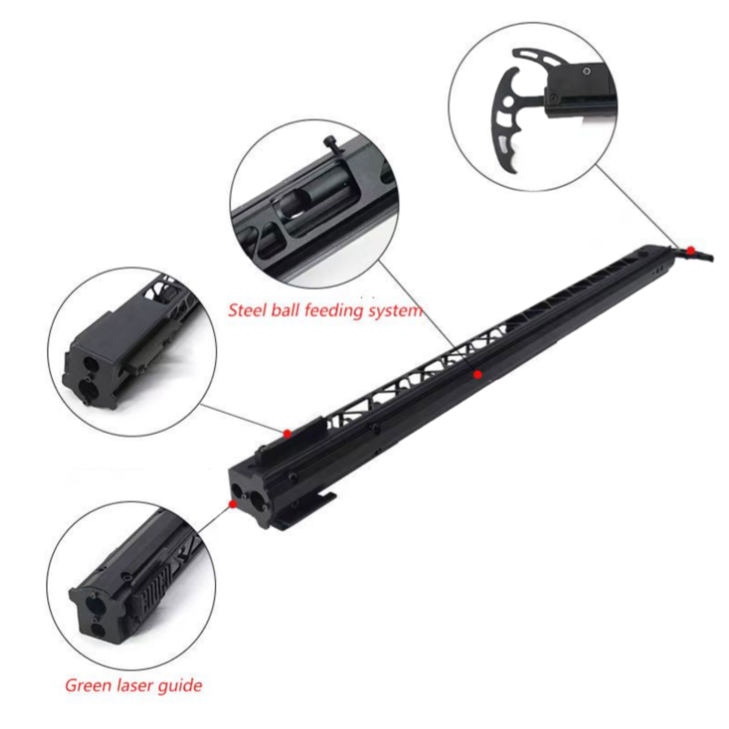 BattleFalcon BF-L18kM Steel Ball Rapid-Fire Magazine for Compound Bow