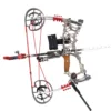 BattleFalcon BFL-LM1 Archery Kit Components — Tactical Scope, Anchor Guide, and Leaf Camo System