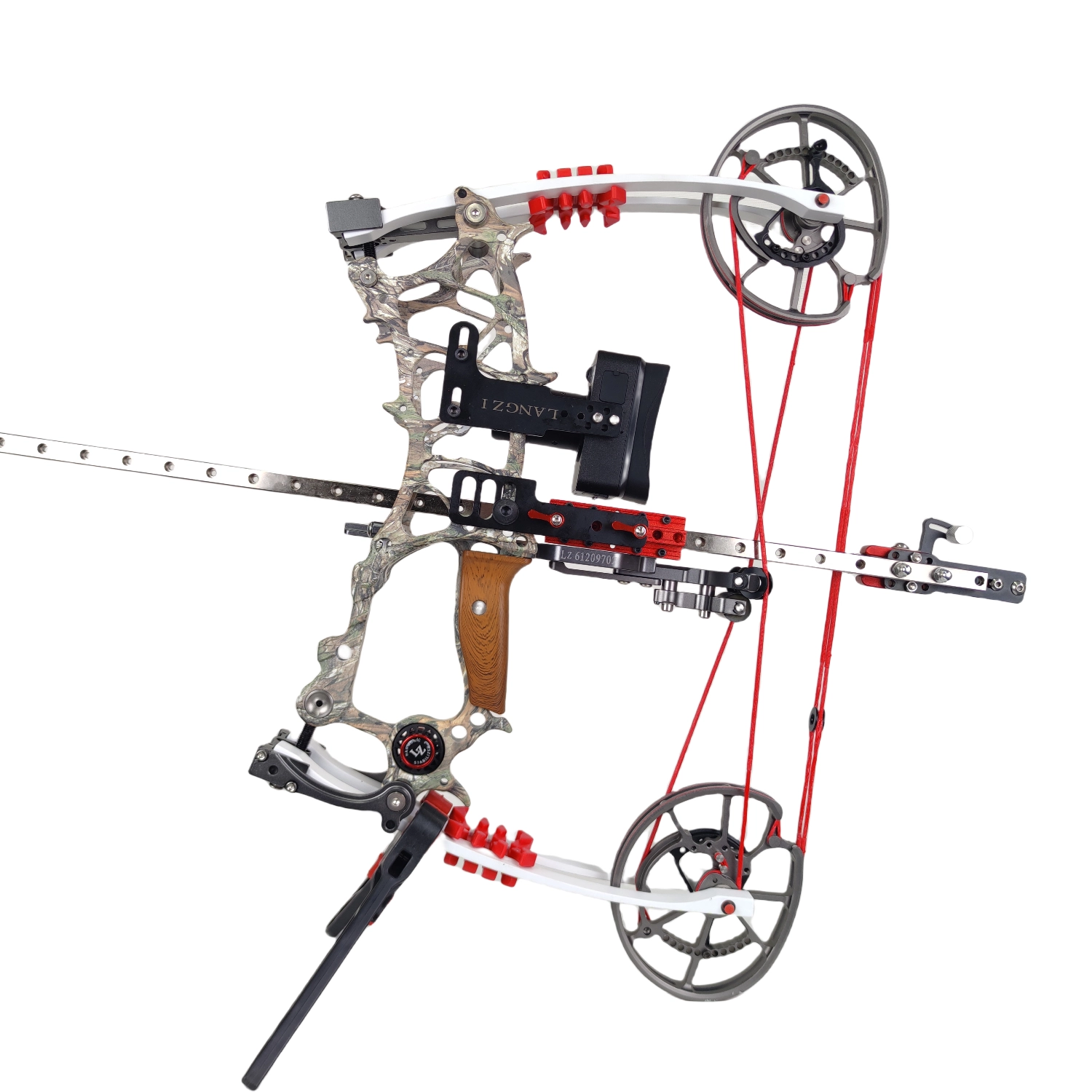 BattleFalcon Night Vision Scope Close-Up — Precision Optics for Low-Light Archery