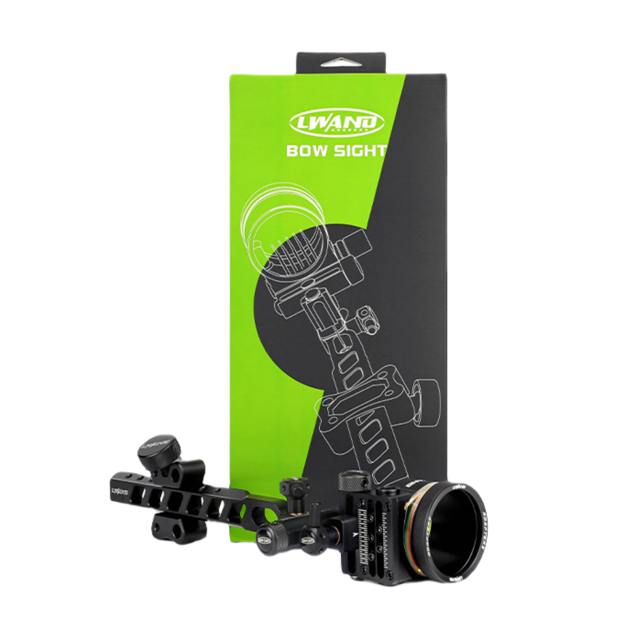 LW-M2L Long 5-Pin Micro-Adjust Bow Sight
