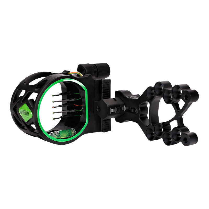 BattleFalcon 5-Pin Sight View — Multiple Color Pins for Distance Marking