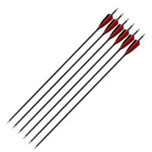 Hybrid Carbon Feather Arrows for Recurve Bows