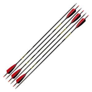 Pure Carbon Feather Arrows for Recurve Bows
